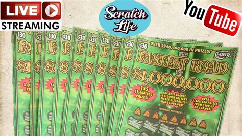 MASSIVE 300 ON THE FASTEST ROAD TO A MILLION SCRATCH OFF TICKETS