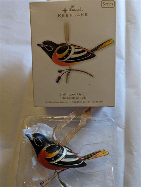 Baltimore Oriole The Beauty Of Birds Hallmark Keepsake Ornament Ebay