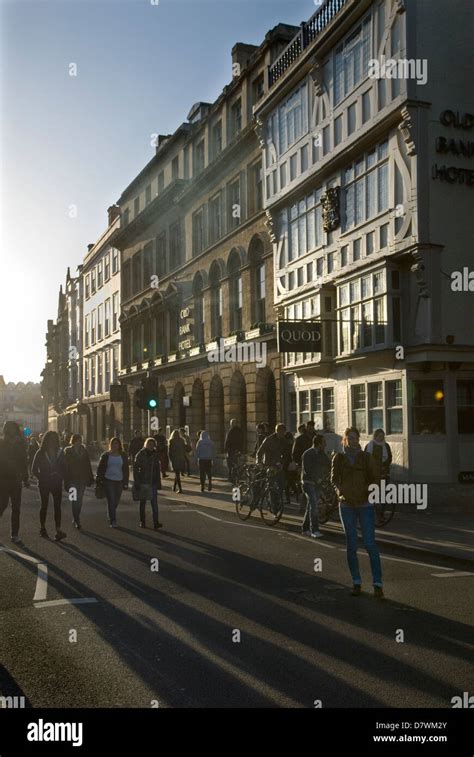 Oxford High Street After May Day Dawn Celebrations At Magdalen College