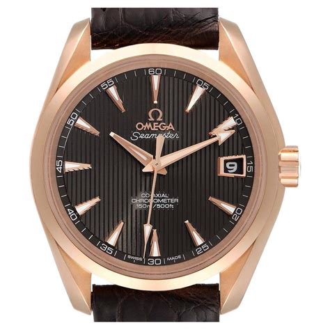 2017 Omega Seamaster Aqua Terra 150M Steel And Rose Gold Wristwatch At