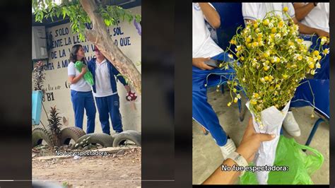 Le Da Flores De Manzanilla A Su Novia Por El D A De Flores Amarillas