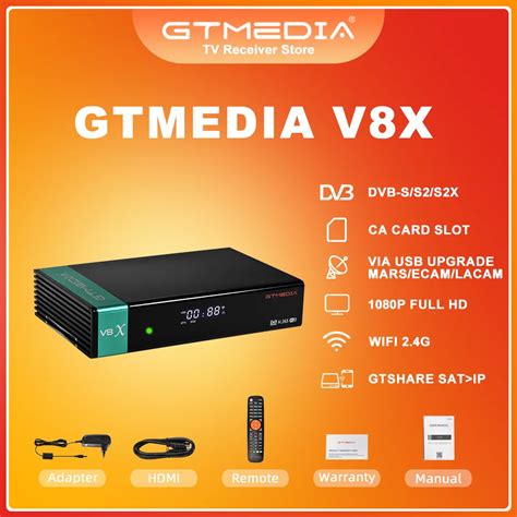 Gtmedia V X Mars Satellite Tv Receiver H Dvb S S X P Built In