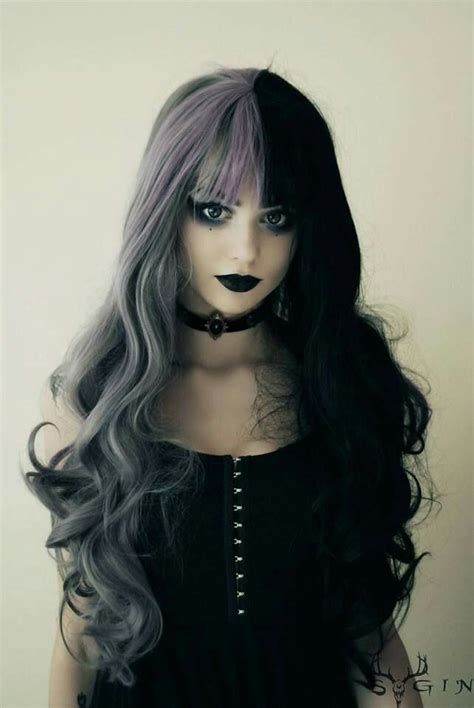 Pin By Bri Bri😍 On Gothic Creepy Melancholy Gothic Hairstyles Goth