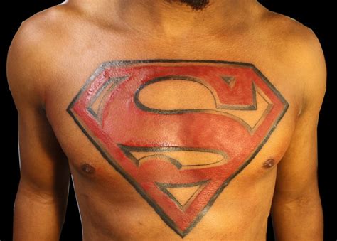 Superman Chest Tattoo Designs, Ideas and Meaning - Tattoos For You