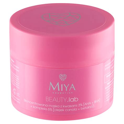 Miya Beautylab Concentrated Mask With Aha And Bha Acids For All Skin