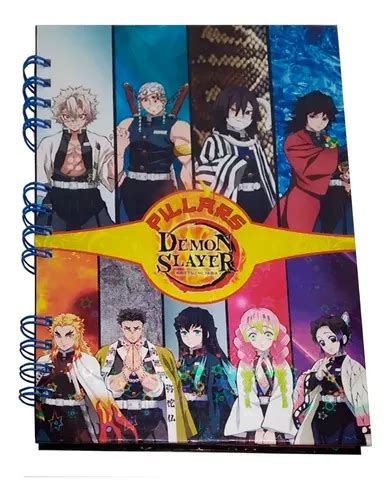 Demon Slayer Cuaderno Holográfico Kimetsu No Yaiba