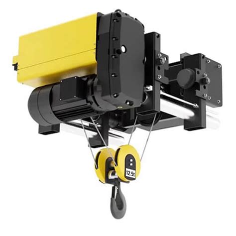 10T Single Girder Low Headroom Electric Wire Rope Hoist Shanghai Hugong