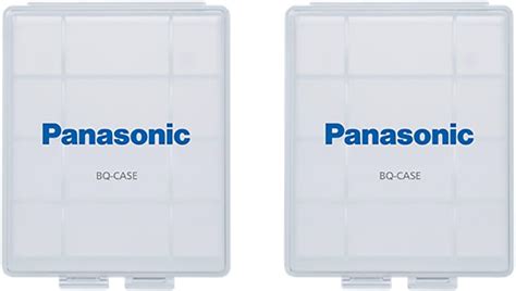 Eneloop Panasonic BQ CASE2SA Battery Storage Cases With 4AA Or 5AAA