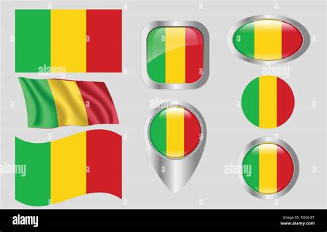 Flag Of Mali Stock Vector Image And Art Alamy