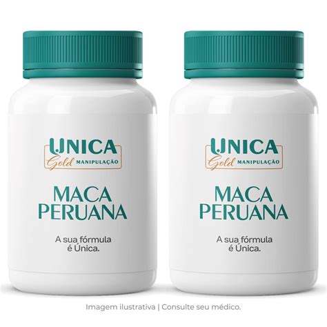 Kit 2 Maca Peruana 500mg 120 Cápsulas