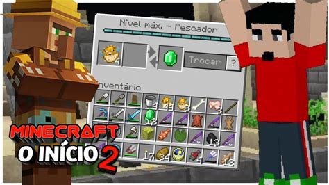 Minecraft O In Cio Villager Pescador N Vel M Ximo Mestre