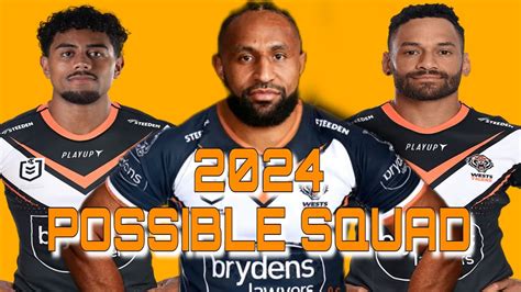 Nrl Line Up West Tigers Youtube