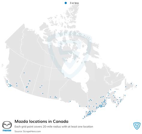 List of all Mazda dealership locations in Canada - ScrapeHero Data Store