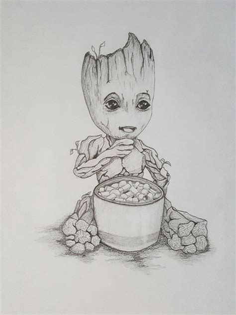 Baby Groot Guardians Of The Galaxy By Sketchygerry Baby Groot