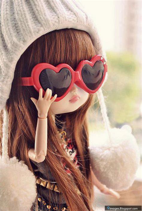 Doll Girl Cute Heart Glasses