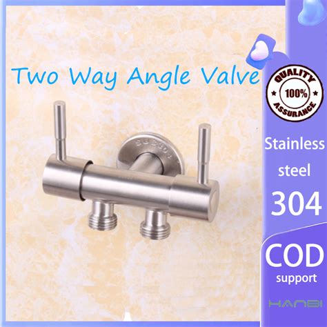 Stainless Steel 304 Two Way Angle Valve12 12x 12 Cod Shopee Philippines