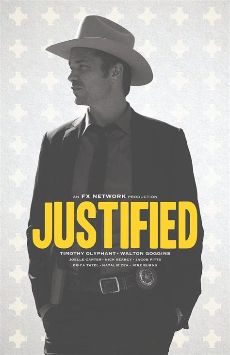 Justified TV Show Poster - Etsy | Justified tv show, Best tv shows ...