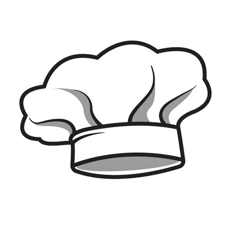 disegno del cappello da chef