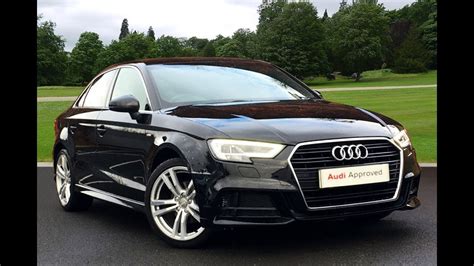 Oe18cnf Audi A3 Tdi S Line Black 2018 Bradford Audi Youtube