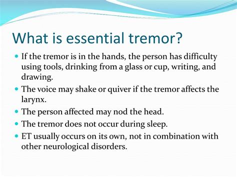 Ppt Essential Tremor Powerpoint Presentation Free Download Id 2246522