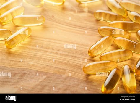 Close Up Capsules With Vitamin D E Or Omega 369 Fatty Acids In