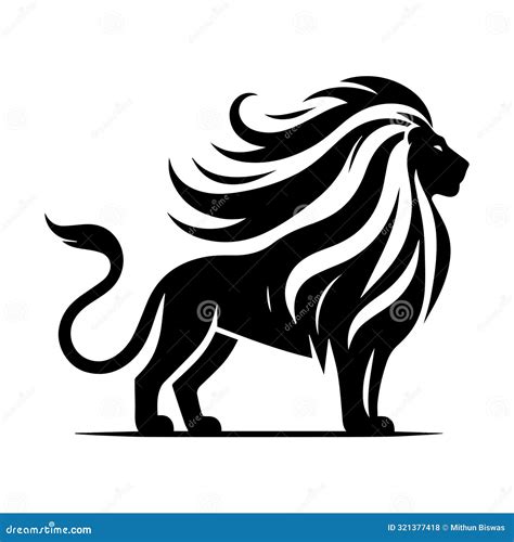 A Lion Silhouette Vector File Stock Vector Illustration Of Carnivore