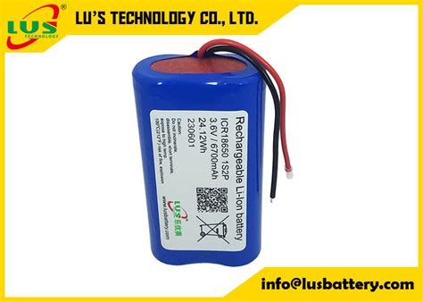 1S2P Li Ion Rechargeable Battery Pack ICR18650 INR18650 Li Ion Battery