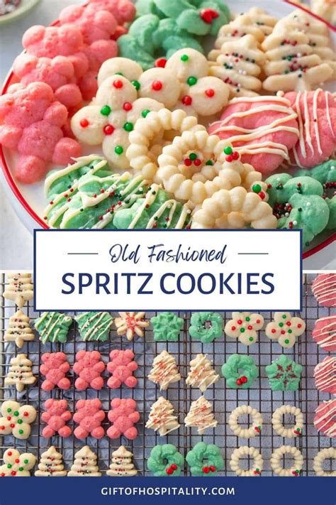 An Assortment Of Old Fashioned Spritz Cookies