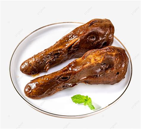 Duck Head With Special Stewed Delicacies Duck Head Lo Mei Spicy Png