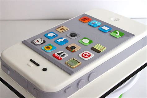 White Iphone Cake