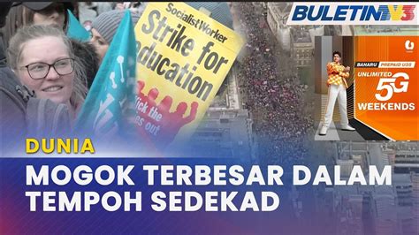 Dunia Tuntut Kenaikan Gaji Setengah Juta Pekerja Mogok Idn