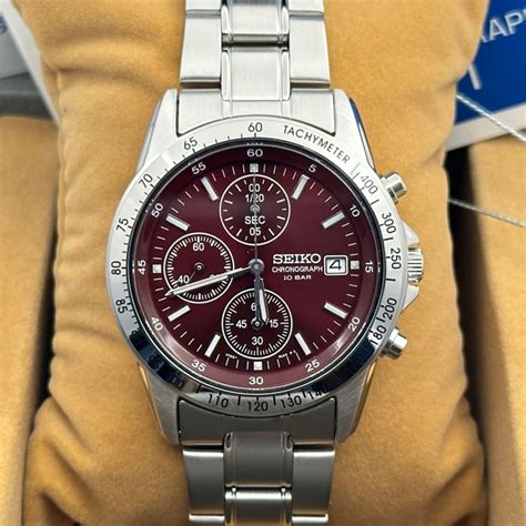 Seiko Men Chronograph Red Dial T Dw Men Catawiki