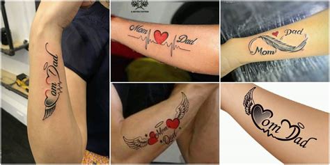 Tatuajes dedicados a Mamá y Papá Mom Dad Lo Mejor de 2023