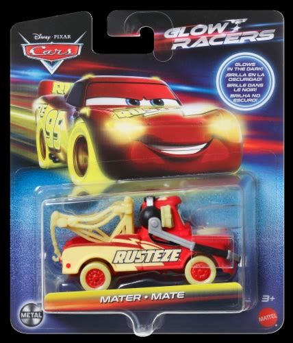 Mattel Disney And Pixar Cars Glow Racers Mater 1 Ct Kroger