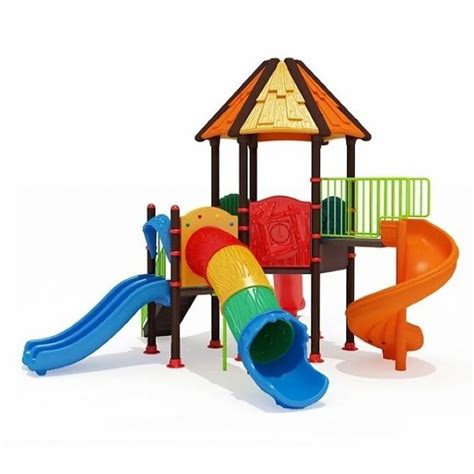 Multicolor 4 Slide Frp Multi Play Station Size 18 X 15 X 12 Ft L X W X H At Rs 375000 Piece