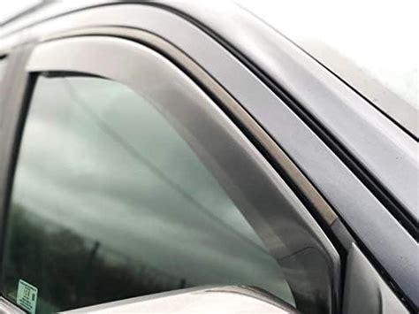 AC WOW 4x Wind Deflectors In Channel For Nissan NP300 Navara Frontier