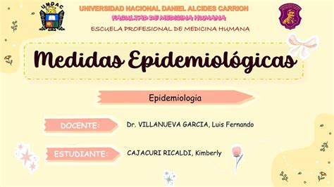 Medidas epidemiológicas Kimberly Cajacuri uDocz