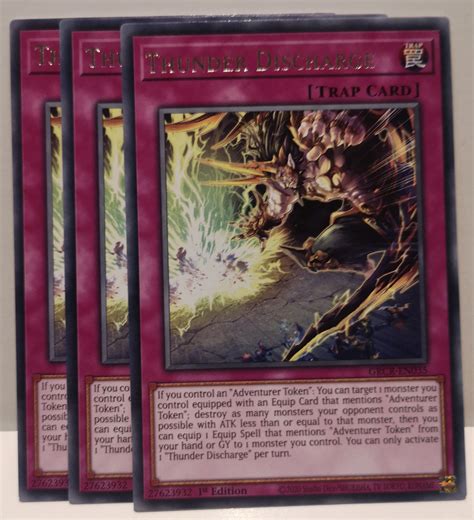 Yu Gi Oh Thunder Discharge Playset Grcr En035 Unified Cards