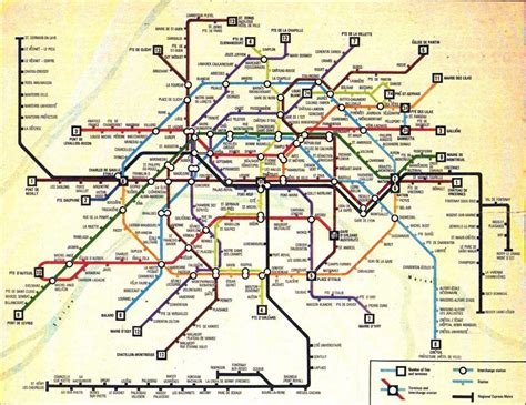 Paris estações ferroviárias mapa - Mao das estações ferroviárias de ...