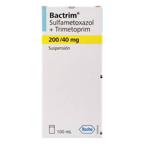 Bactrim 40200 Mg Suspension Frasco X 100 Ml Droguerias Patria