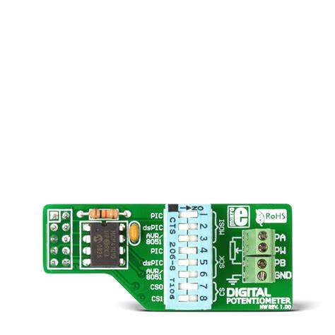 Digital Potentiometer Board | MCP41010 - MikroElektronika