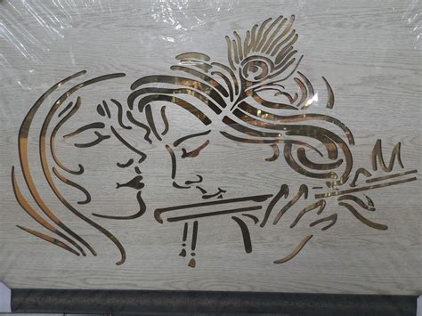 Plasma Cut Radha Krishna Wallart Dxf Svg Design File Makerbhawan