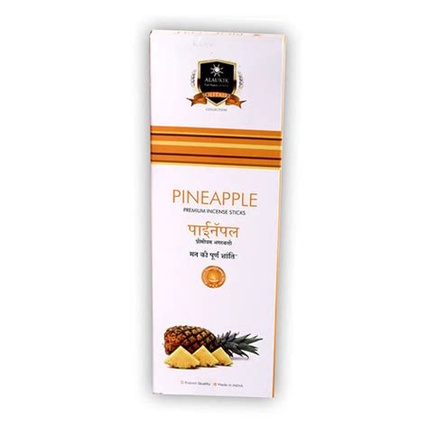 Natural Bamboo Inch Pineapple Aromatic Matte Finish Incense