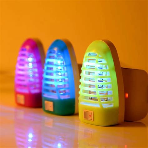 Mini Mosquito Killer Lamp Led Socket Electric Sensor Night Light Led Pest Insect Fly Bug Insect