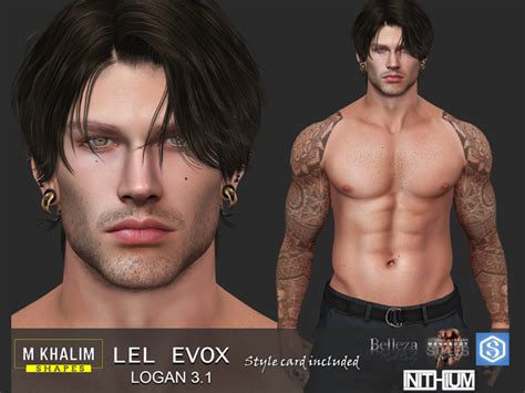 Second Life Marketplace Jones Male Shape For Lelutka Evox Head Logan 31