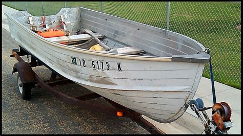 Boat Restoration Project Before Aluminum Fishing Boats Boat