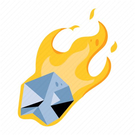Meteor Comet Ball Space Fireball Shooting Star Comet Icon