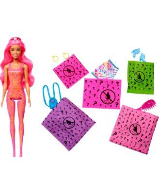 Barbie Color Reveal Neon Tie Dye Series Doll Macy S