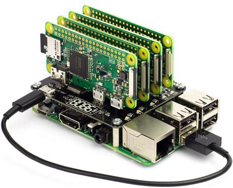 Cluster Platform Supports Seven Raspberry Pi Compute Modules