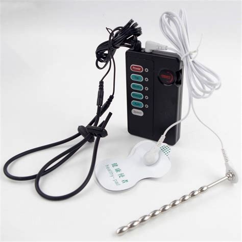 Electrosex E Stim Electro Sex Kit For Men Urethral Plug Cock Loop Pads